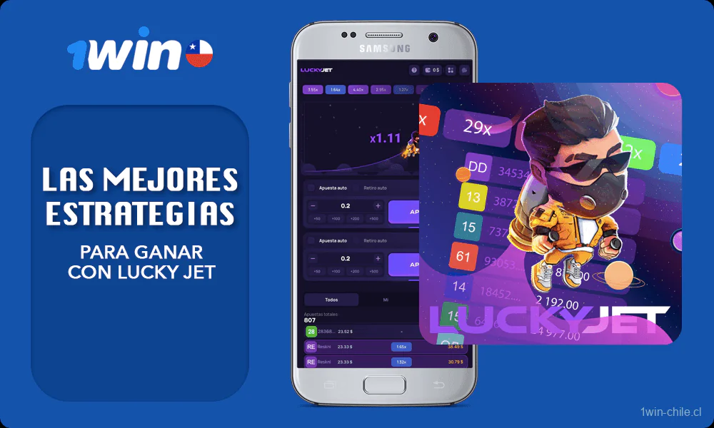 Todo sobre Las mejores estrategias para ganar con Lucky Jet en 1win